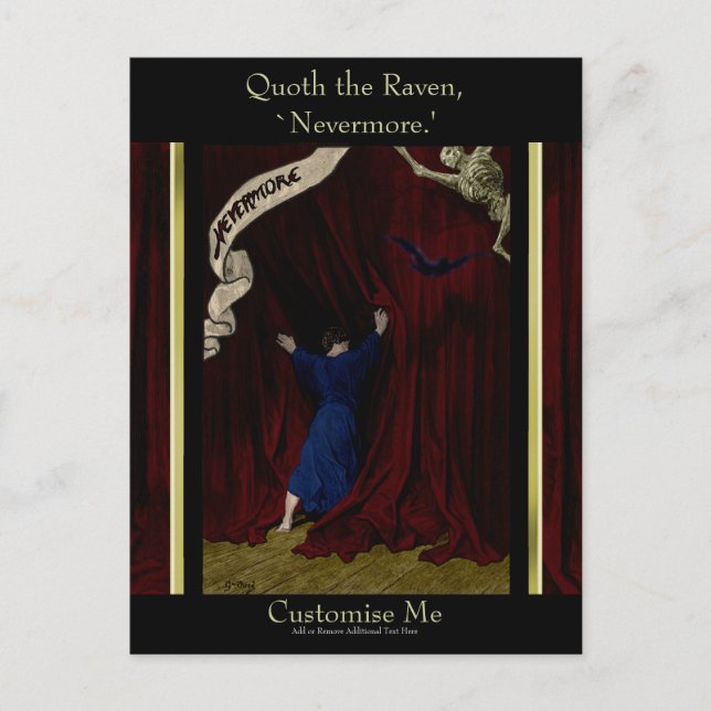 Carte Postale Nevermore. (Devant)
