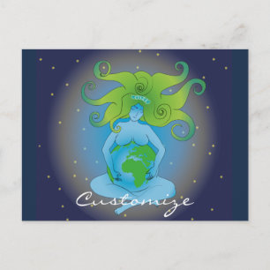 Carte Postale New Age Gaia Goddess Thunder_Cove