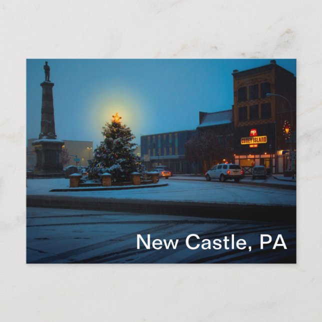Carte Postale New Castle, PA (Devant)