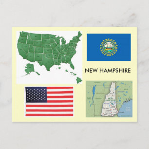 Carte Postale New Hampshire, États-Unis