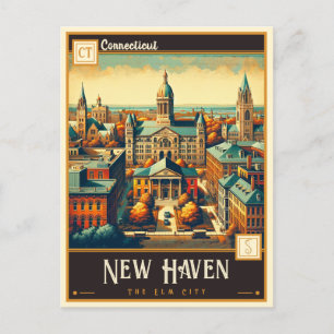 Carte Postale New Haven, Connecticut   VINTAGE