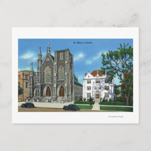 Carte Postale New Haven, CTExterior View of St. Mary's