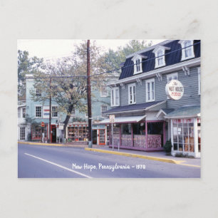 Carte Postale New Hope, Pennsylvanie 1970 The Nut House Fudge