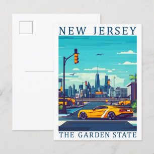 Carte Postale New Jersey the Garden State USA Travel Place