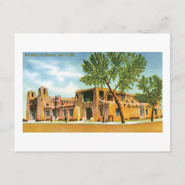 Carte Postale New Mexico Art Museum, Père Noël Fe, NM (Devant)