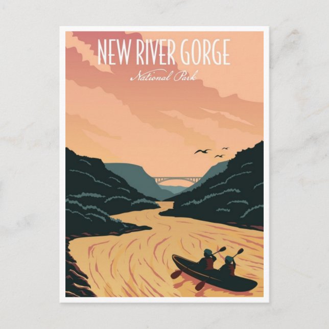Carte Postale New River Gorge National Park West Virginia Bridge (Devant)