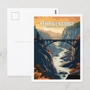 Carte Postale New River Gorge National Park West Virginia USA