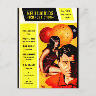 Carte Postale New Worlds 106 (1961-05.Nova)_Pulp Art