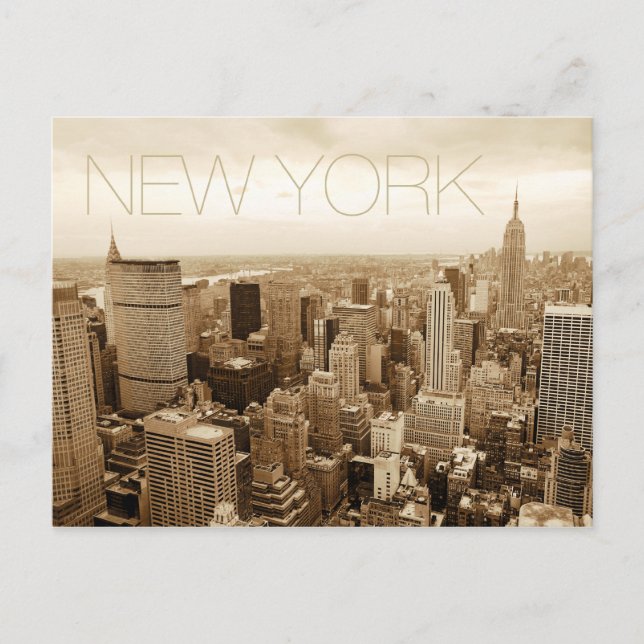 Carte Postale new york (Devant)