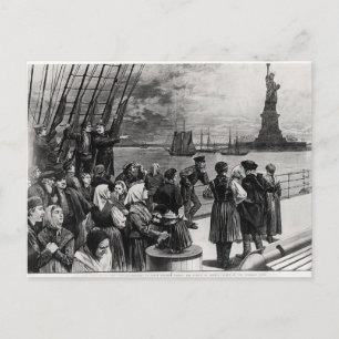 Carte Postale New York - Bienvenue au pays de la liberté