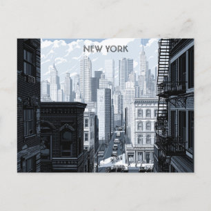 Carte postale New York Black and White Travel