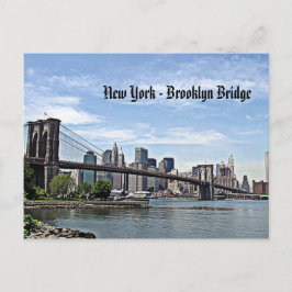 Carte Postale New York - Brooklyn Bridge