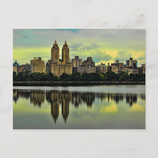Carte Postale New York City Central Park Skyline (Devant)