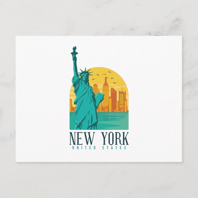 Carte Postale New York City, NYC Skyline (Devant)
