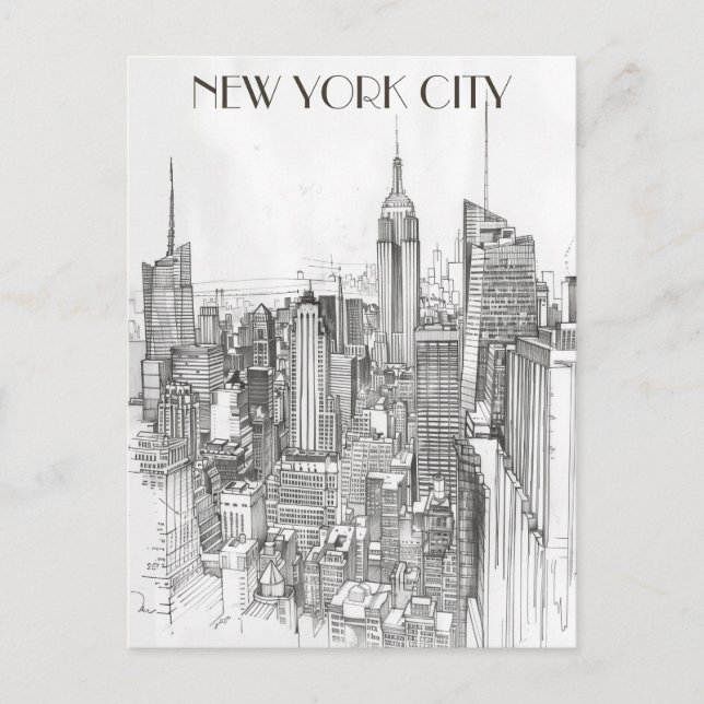 Carte Postale New York City Travel (Devant)
