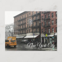 New York City Upper West Side Snow Photographie