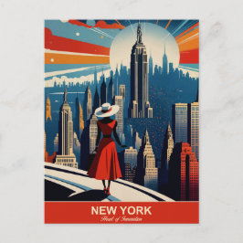 Carte Postale New York : Coeur de l'innovation