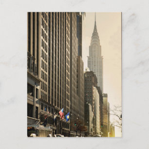 Carte Postale New York, E 42 St et Chrysler Building