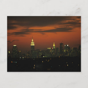 Carte Postale New York, États-Unis. Skyline de l'Upper Manhattan