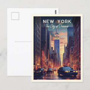 Carte Postale New York   La ville des rêves