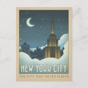 Carte Postale New York   La ville qui ne dort jamais