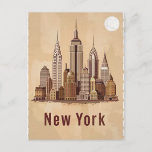 Carte Postale new york moderne
