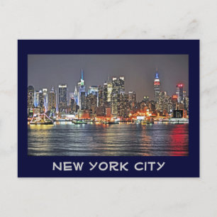 Carte Postale New York, New York, États-Unis