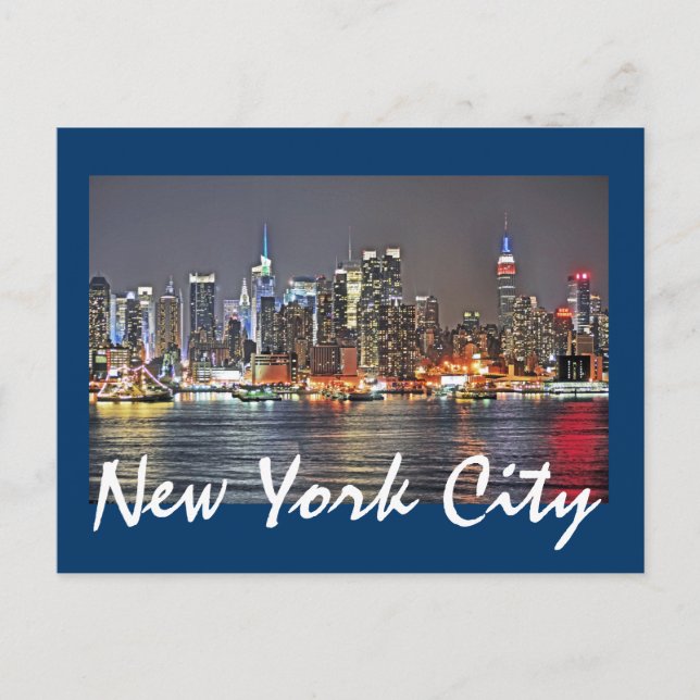 Carte Postale New York, New York, États-Unis (Devant)