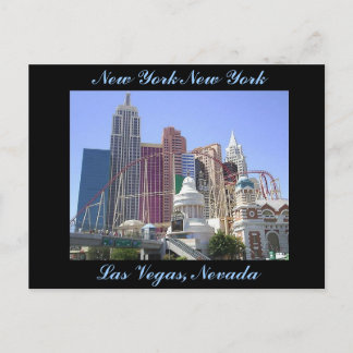 Carte Postale New York New York Hotel and Casino
