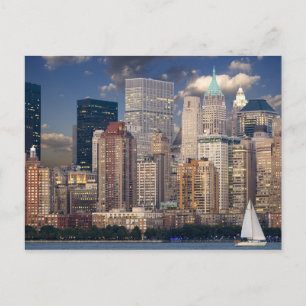 Carte Postale New York Skyline Manhattan Hudson
