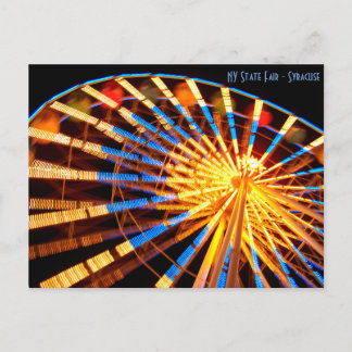 Carte Postale New York State Fair - Syracuse NY - Ferris Wheel P