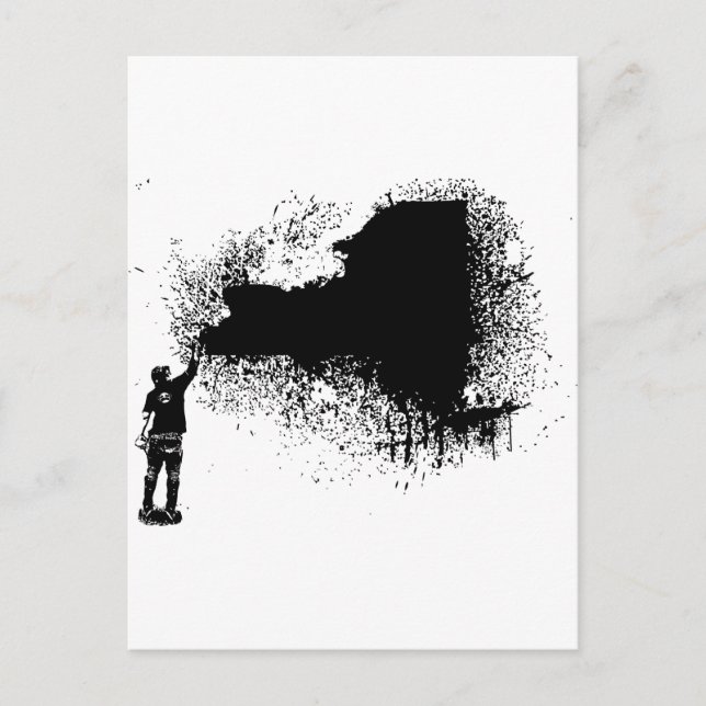 Carte Postale New York Tagger (Devant)