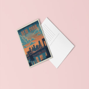 Carte Postale New York - Un délice Vintage