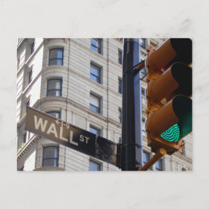Carte postale New York Wall Street