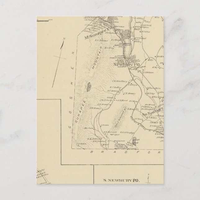 Carte Postale Newbury (Devant)