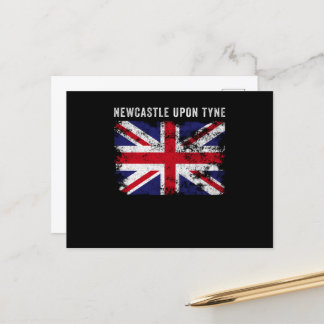 Carte Postale Newcastle Upon Tyne UK Drapeau Angleterre Souvenir