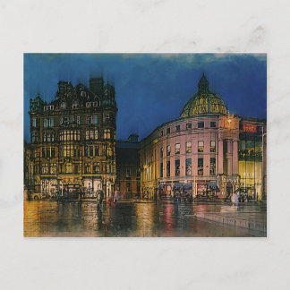 Carte Postale Newcastle ville d'Angleterre, Royaume-Uni