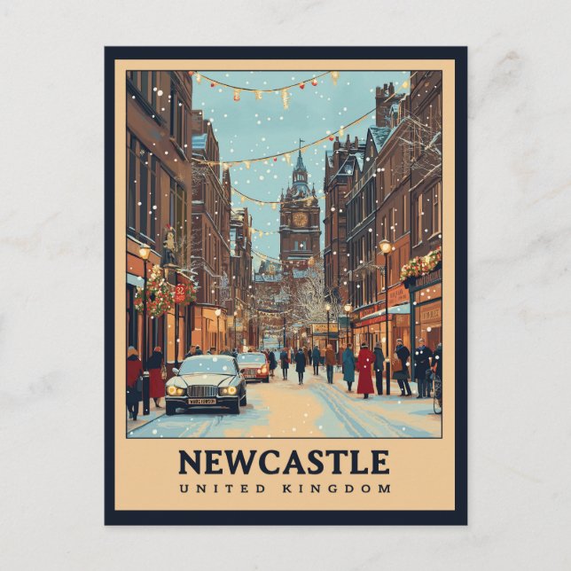 Carte Postale Newcastle vintage (Devant)