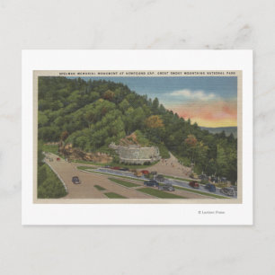 Carte Postale Newfound Gap, TN - Mémorial Laura Spelman