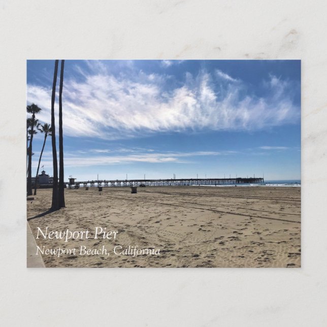 Carte Postale Newport Pier, Newport Beach, Californie (Devant)