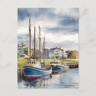 Carte Postale Newport, Rhode Island peinture de voilier