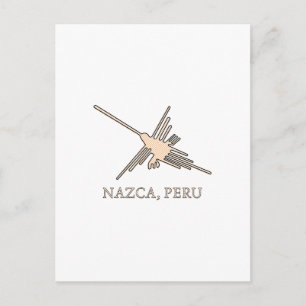 Carte Postale Newsprint de Nazca Hummingbird
