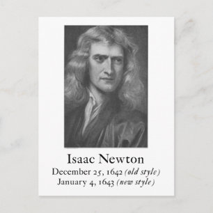 Carte postale Newton