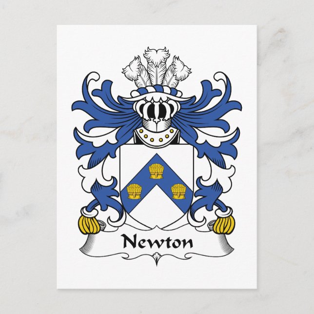 Carte Postale Newton Family Crest (Devant)