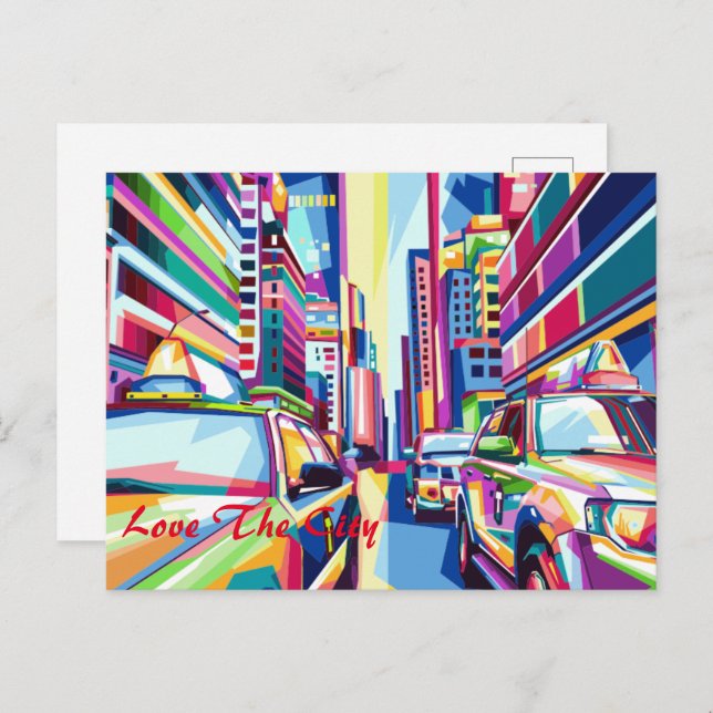 Carte postale Newyork PopArts (Devant / Derrière)