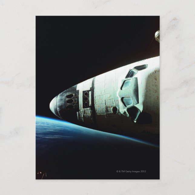 Carte Postale Nez d'une navette spatiale (Devant)