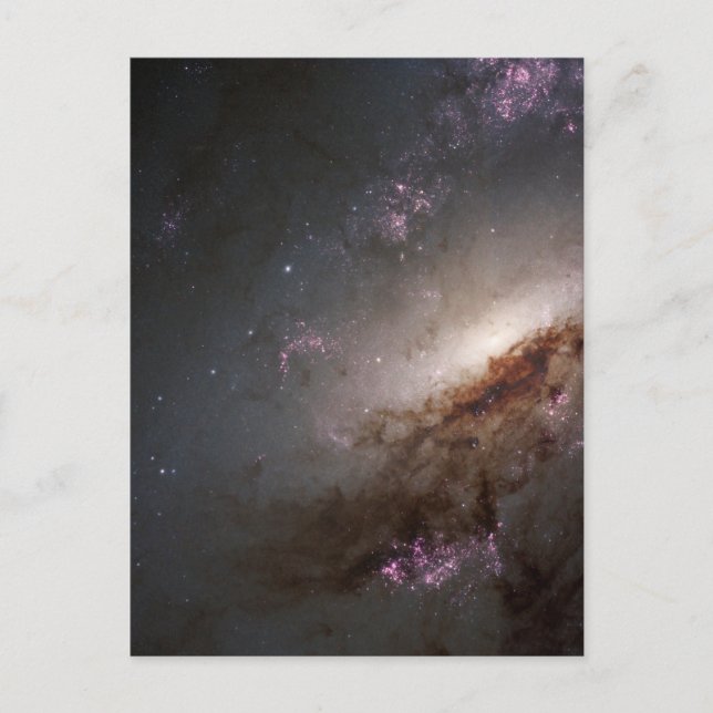 Carte Postale Ngc 4258 Sous Formation D'Étoiles Intenses. (Devant)