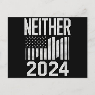 Carte Postale Ni l'élection politique drôle de 2024 ni l'une ni 