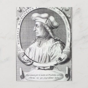 Carte Postale Niccolo Machiavelli, 1724