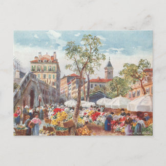 Carte Postale Nice, France Marché aux Fleurs